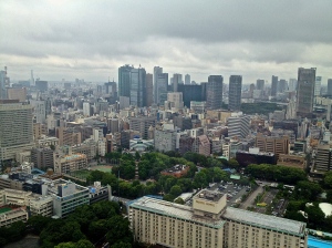 Tokyo, a city of over 13 million people, all packed in as tightly as possible. It really is a sight to see from Tokyo Tower or Tokyo Skytree (the world's tallest tower).